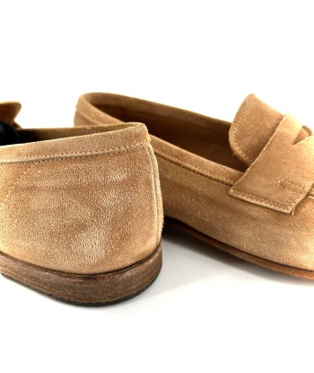 Mocassin en Daim Beige votre restaurant rapide dans 