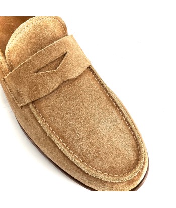 Mocassin en Daim Beige votre restaurant rapide dans 