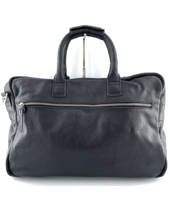 Sac Polyvalent en Cuir Noir pas chere