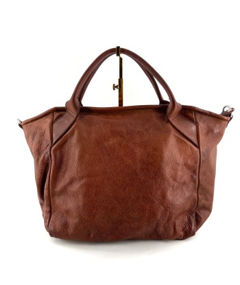 Sac GROUND FLOOR en Cuir Caramel ou a consommer sur place