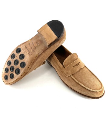 Mocassin en Daim Beige votre restaurant rapide dans 