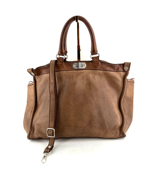 Sac GLAMOUR en Cuir Warm Desert france