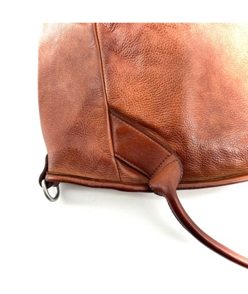 Sac GROUND FLOOR en Cuir Caramel ou a consommer sur place