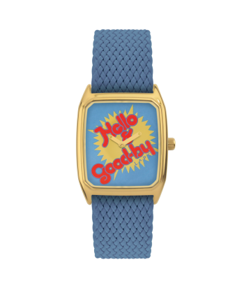 Montre HELLO&GOODBY Bracelet Perlon Bleu En savoir plus