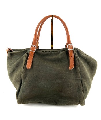 Sac CITY EASY en Toile Kaki et Finitions Cuir prix