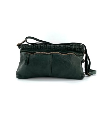 Sac Bandoulière en Cuir Tressé Vert sélection de produits