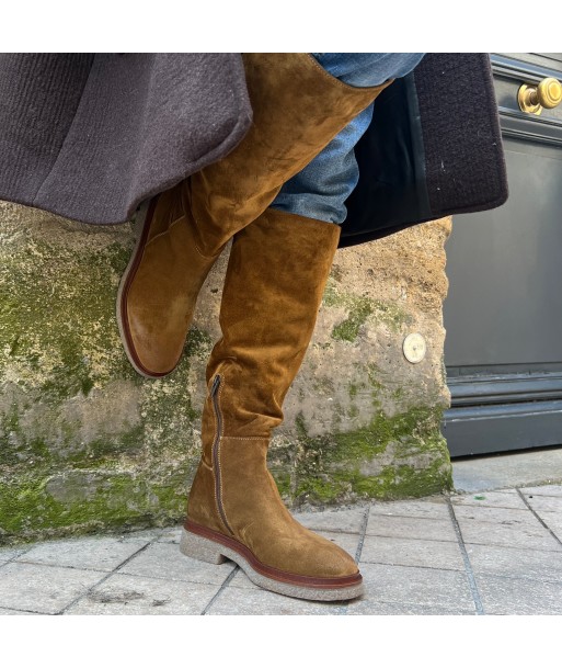 Botte Zippée Intérieur en Daim Tundra et Semelle Crêpe ouvre sa boutique