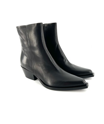 Boots Tiag en Cuir Noir Ultra Souple Livraison rapide