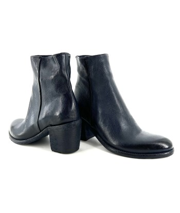 Boots Tiag Talon Trotteur en Cuir Marine votre