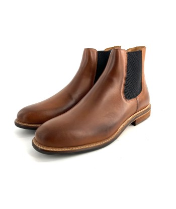 Boots PILOT CHELSEA en Cuir Camel outlet