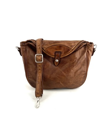 Sac DOUBLED WAVE en Cuir Sweet Brandy sur le site 