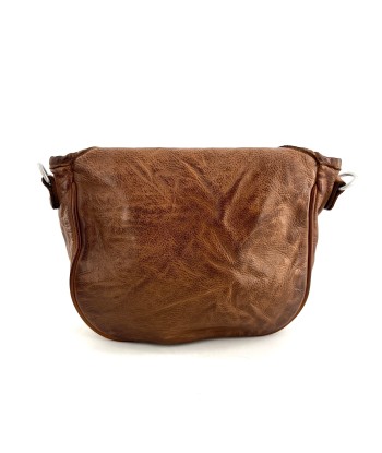 Sac DOUBLED WAVE en Cuir Sweet Brandy sur le site 