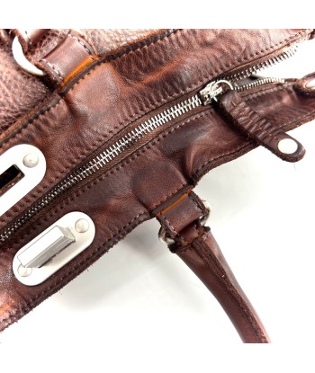 Sac GLAMOUR en Cuir Rusty Brown Par le système avancé 