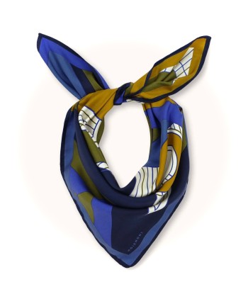 Foulard en Soie Navy / Blue en ligne