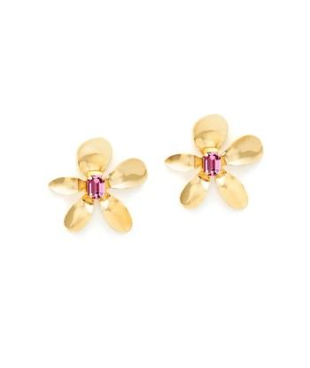 Boucles d'Oreilles FLORA en Cristal Rose prix pour 