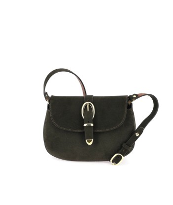 Sac le COURCY FRIEDA en Velours Smoky Ebony Fin de série