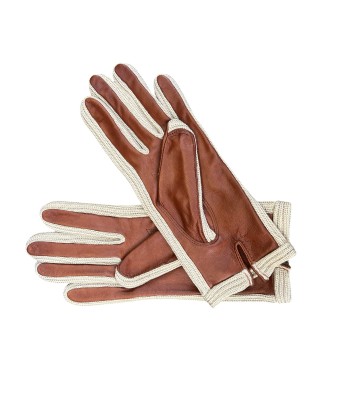 Gants en Textile et Cuir Camel ou a consommer sur place