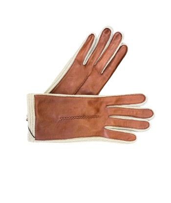 Gants en Textile et Cuir Camel ou a consommer sur place