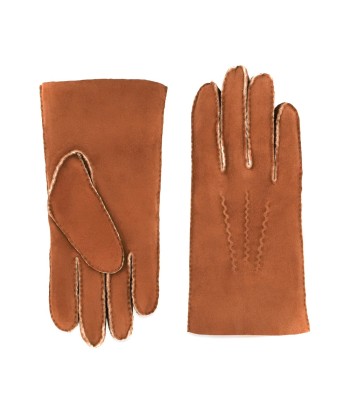 Gants en Mouton Retourné Camel livraison gratuite