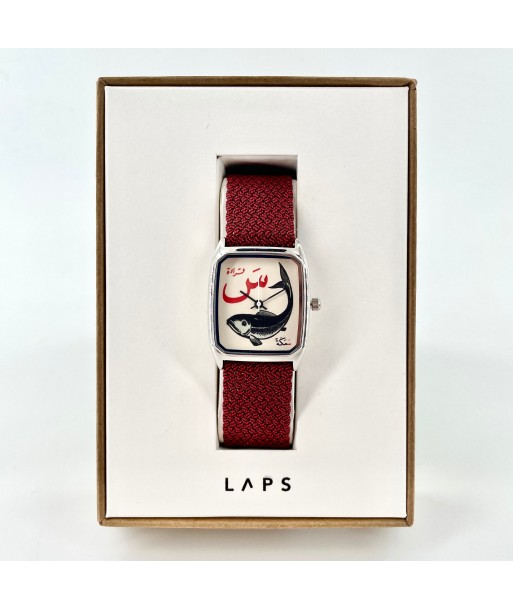 Montre SAMAK Bracelet Perlon Rouge Toutes les collections ici