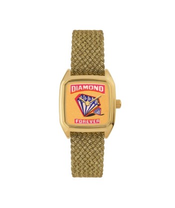 Montre PRIMA Diamond Bracelet Perlon Gold plus qu'un jeu 