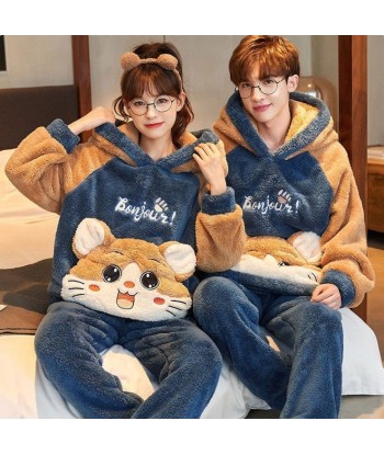 Pyjama Couple Rigolo Hamtaro ou a consommer sur place