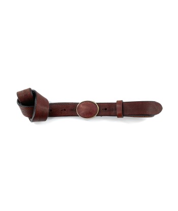 Ceinture Boucle Cuir Camel Amélioration de cerveau avec