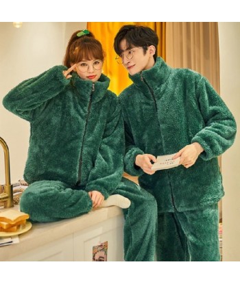 Pyjama Polaire Couple Zip 2024