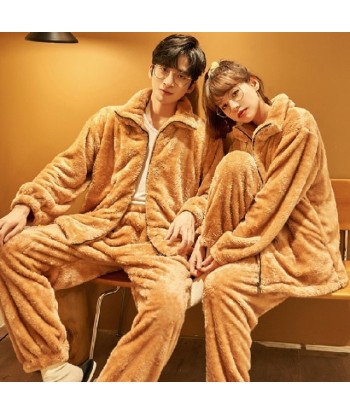 Pyjama Polaire Couple Zip 2024