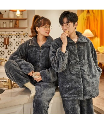 Pyjama Polaire Couple Zip 2024