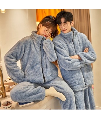 Pyjama Polaire Couple Zip 2024