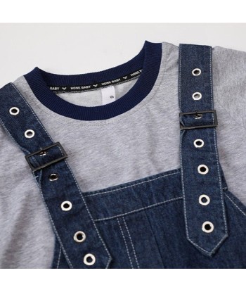 Robe Salopette en Jean Bleu Fin de série