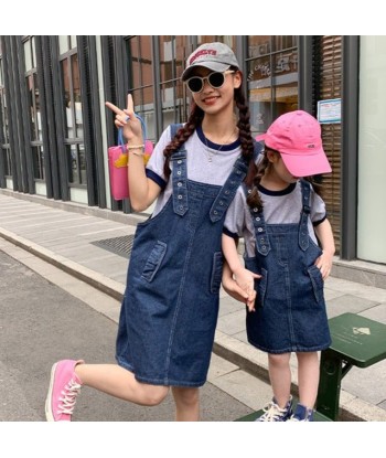 Robe Salopette en Jean Bleu Fin de série