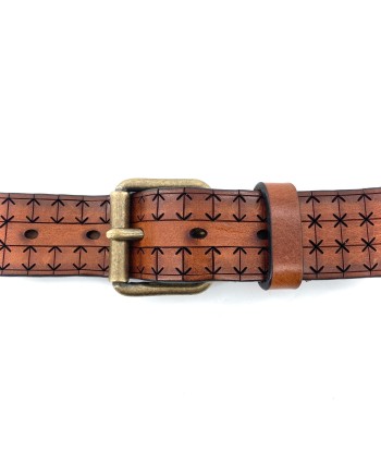 Ceinture Cuir Perforé Camel 50-70% off 