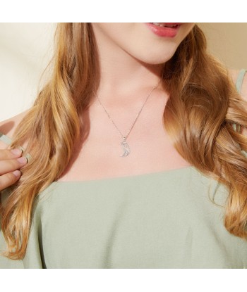 Collier Mère Fille Girafe (Argent) pas cher 