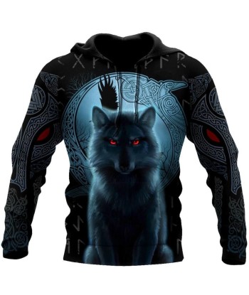 Wolf Wikinger Hoodie d'Europe débarque