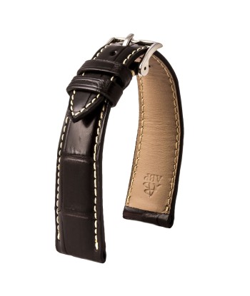 Rolex Day Date President - Leather watch band - Dark brown alligator ou a consommer sur place