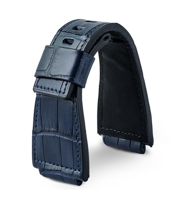 Bell & Ross - Superior quality leather watch band - Alligator - Black, brown, grey, blue prix