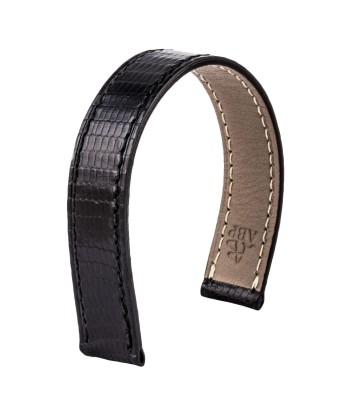 Leather watch band - Poiray - Black lizard vente chaude votre 