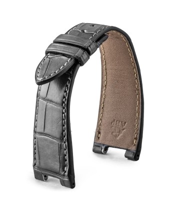 Patek Philippe Nautilus - Leather watch band - Alligator ( Black / Grey / Brown / Blue...) Comparez plus de prix