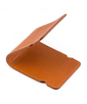 "Golf" leather banknotes holder - Gold brown barenia type calf prix