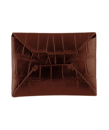 Leather multi cards mini envelope « Platinum » - Alligator france