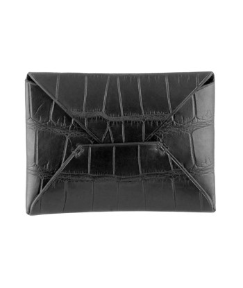 Leather multi cards mini envelope « Platinum » - Alligator france