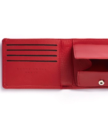 Portefeuille Porte-Monnaie Rouge Fermeture Élastique 50-70% off 