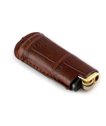 Leather Lighter Case "Platinum" - Alligator chez Cornerstreet bien 