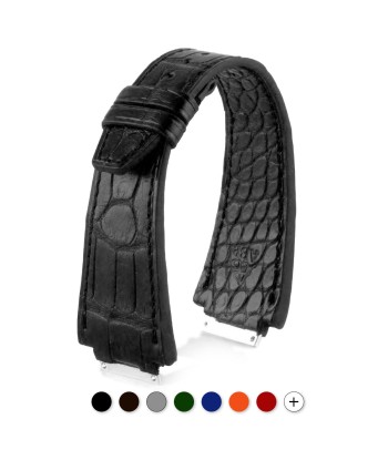 Richard Mille - Leather watch strap - Genuine alligator - ( Black / Grey / Brown / Blue ) votre restaurant rapide dans 