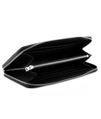 « Platinum » Zipped wallet - Alligator / crocodile rembourrage situé sous