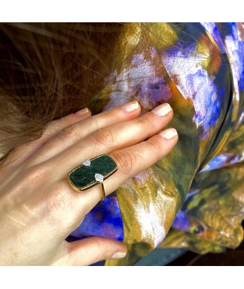 Bague SHANGA Aventurine s'inspire de l'anatomie humaine