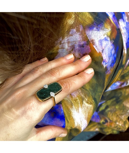 Bague SHANGA Aventurine s'inspire de l'anatomie humaine