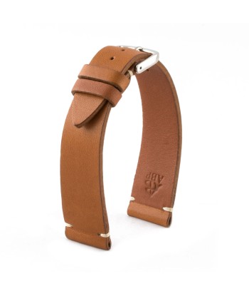 ​"Retro" watch band - Premium quality barenia type calf leather strap (black, brown, kaki, red, green) ouvre sa boutique